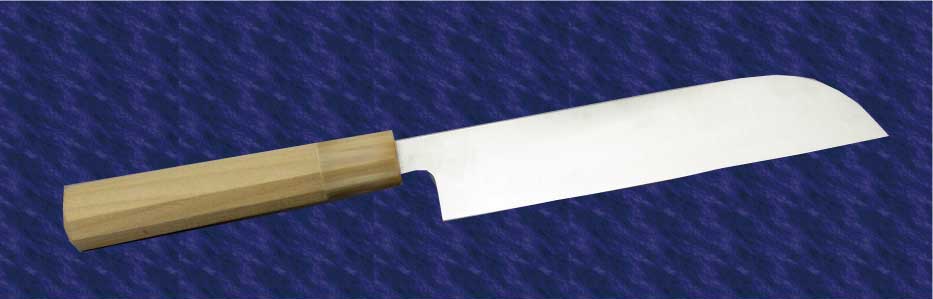 芋切包丁(スウェーデン鋼) 鎌型 本焼 220mm